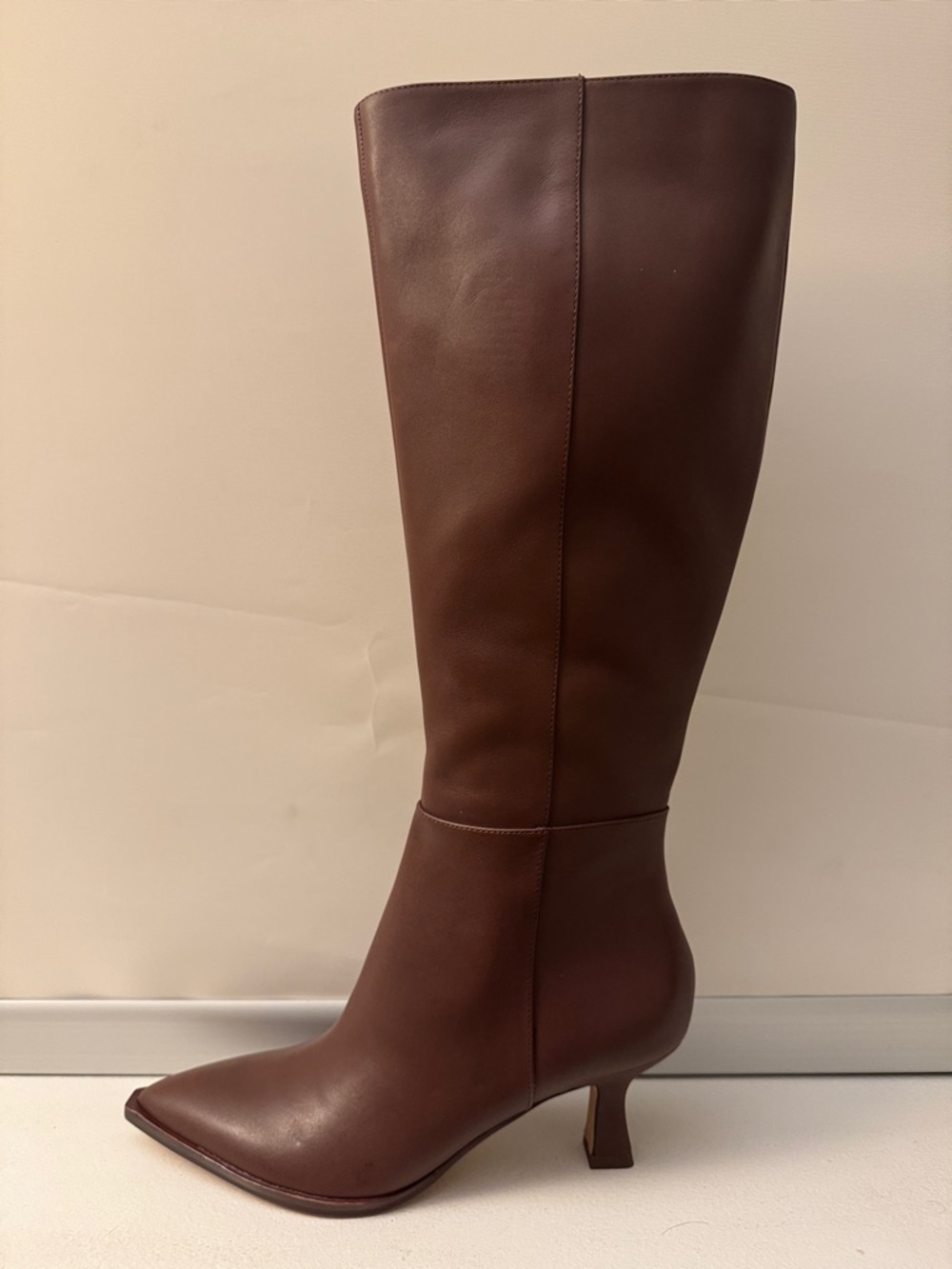 NEW Dolce Vita Brown Leather Knee-High Boots | New in Box | Women’s 7.5 - Picture 3 of 4
